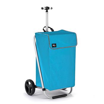 עגלת קניות ידית טרולי כחולה TO GO