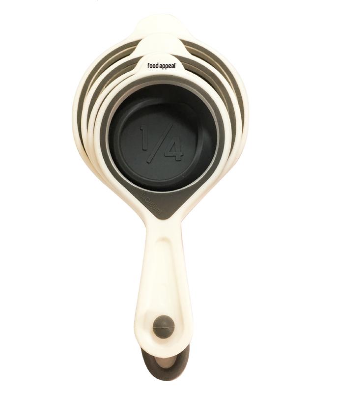 סט 4 כפות מדידה מסיליקון ELEMENTAL