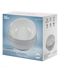 שישיית קערות מרק 16.5 ס"מ BLUE MOON-תמונה-1