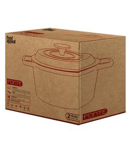 סיר יציקת ברזל 26 ס"מ. 5 ליטר אדום FONTE-תמונה-1