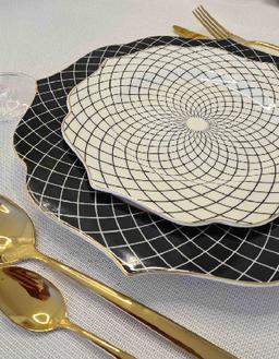 סט סכו"ם 24 חל' מהודר מבריק PURE GOLD-תמונה-1