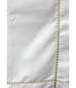 מפת שולחן 100% פוליאסטר CELINEלבן / זהב 160X350