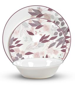 סט אוכל 18 חל' זכוכית אופל JAPANESE FALL-photo-3