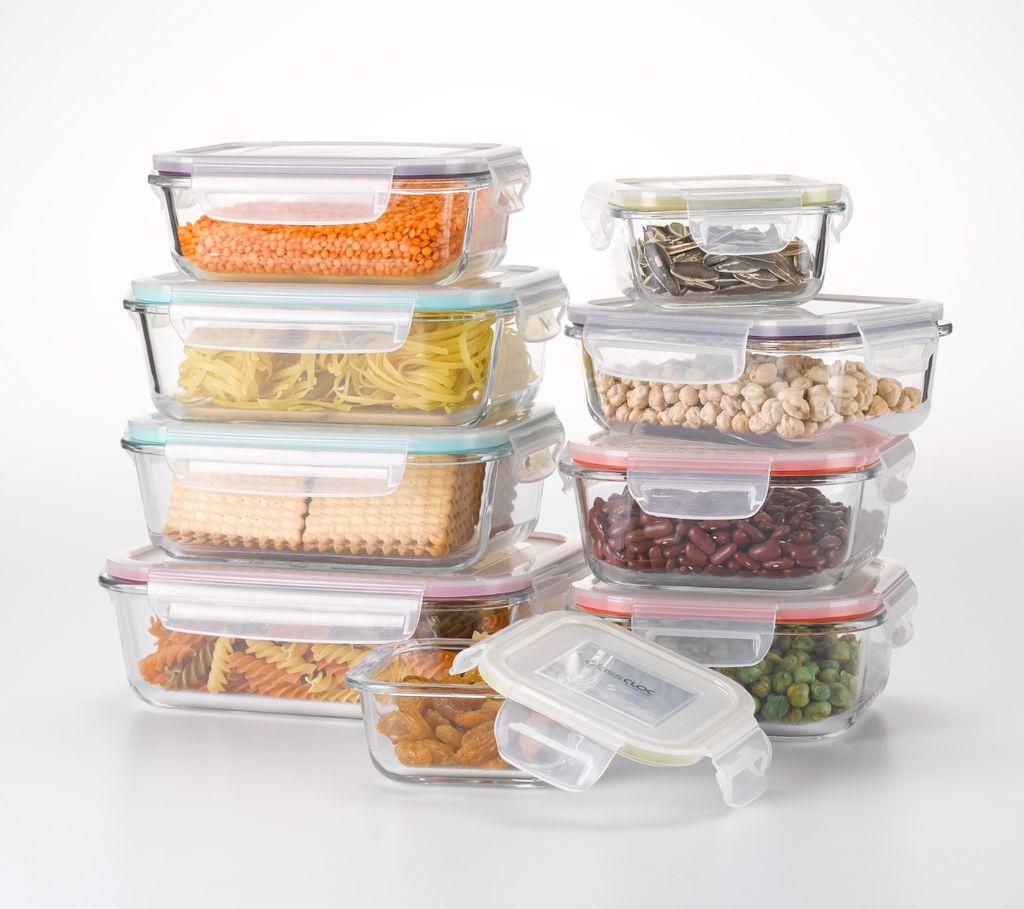 סט 9 כלי אחסון GLASS CLOC