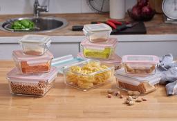 סט 9 כלי אחסון GLASS CLOC-תמונה-1