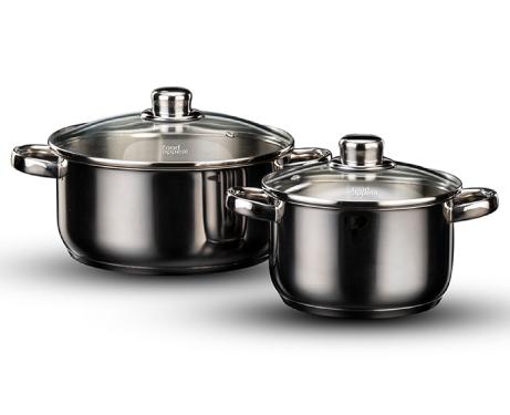 מארז כלי בישול נירוסטה 4 חלקים -  SELECT