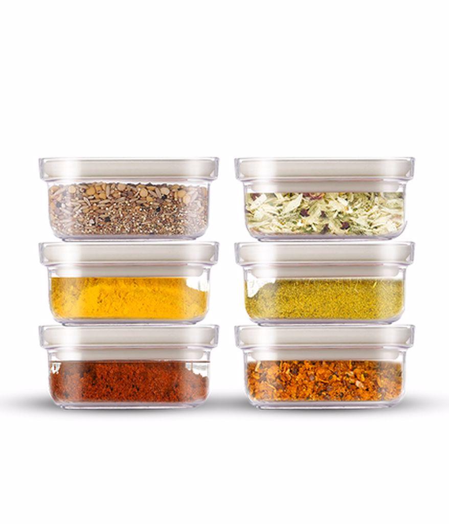 סט 6 קופסאות תבלינים 200 מ"ל TWIST IT POINT