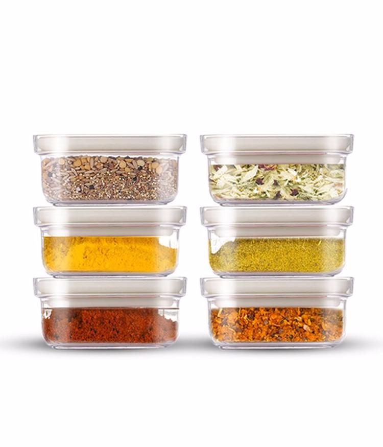 סט 6 קופסאות תבלינים 200 מ"ל TWIST IT POINT