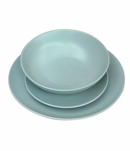 סט אוכל 18 חל' קרמיקה תכלת BLUE FOREST-תמונה-3