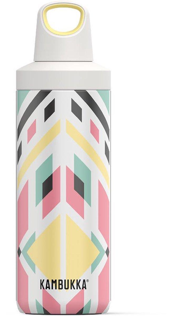 בקבוק שתייה קמבוקה תרמי 500 מ"ל צבעוני RENO INSULATED TRIBAL SHIBORI