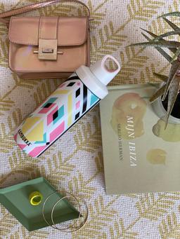 בקבוק שתייה קמבוקה תרמי 500 מ"ל צבעוני RENO INSULATED TRIBAL SHIBORI-תמונה-1