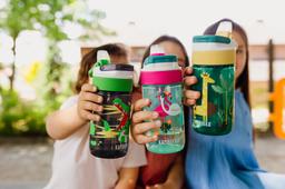 בקבוק שתיה ילדים 400 מ"ל LAGOON Crazy Crocodile-photo-5