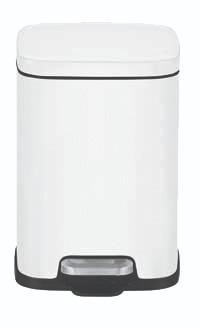 פח אשפה 6 ליטר STELLA לבן מבית EKO