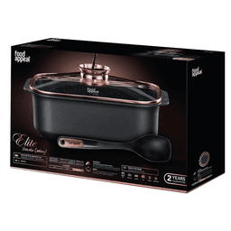 רוסטר בגימור רוזגולד עם מכסה ארומטי + כף הגשה ELITE-photo-2