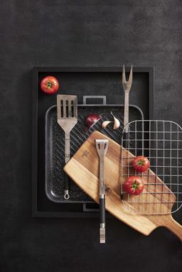 מגה פלאנצ'ה להכנת גריל ביתי  ללא עשן BLACK MARBLE-תמונה-5