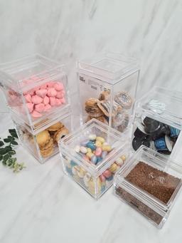 קופסת אחסון שקופה CLEAR  & FRESH - 366ML-תמונה-4