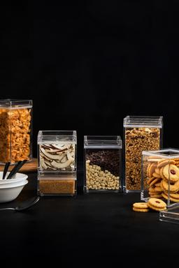 קופסת אחסון שקופה CLEAR  & FRESH - 366ML-תמונה-7