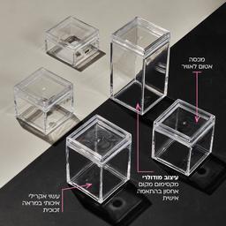 קופסת אחסון שקופה CLEAR  & FRESH - 790ML-תמונה-1