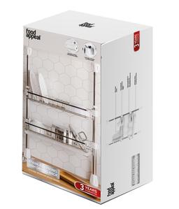 מתקן לייבוש כלים 2 קומות טלסקופי-תמונה-1