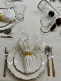 סט סכו"ם חלבי 24 חלקים SOHO דמוי עץ-תמונה-5