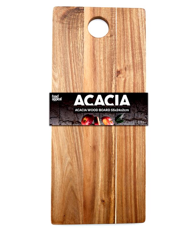 קרש חיתוך עץ שיטה 2*24*55 ס"מ ACACIA