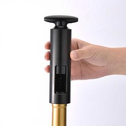 מארז פותחן יין ידני + חותך רדיד-תמונה-3