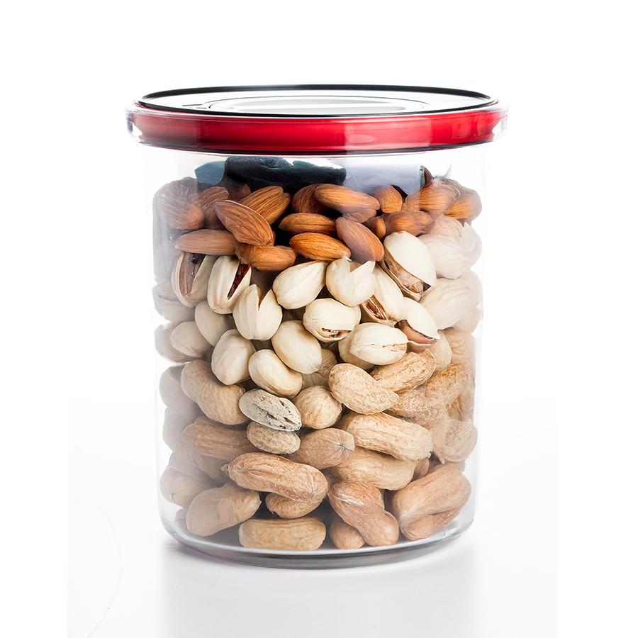 קופסת אחסון עגולה 1.1 ליטר TWIST IT