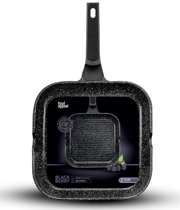 מחבת גריל 28 ס"מ BLACKBERRY