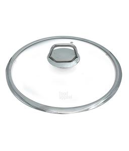 מכסה זכוכית אוניברסלי עם פתח שיחרור אדים 30 ס"מ