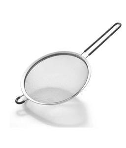 מסננת נירוסטה בצפיפות גבוהה ידית סיליקון 12 ס"מ DRAIN