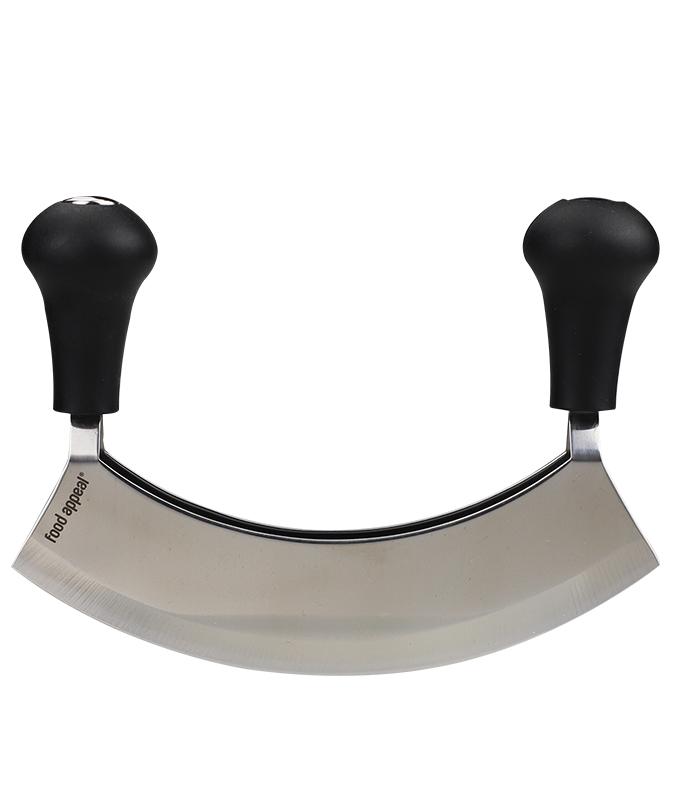 סכין כפולה לקיצוץ ירק ועשבי תיבול 18 ס"מ SIGNATURE מבית Food appeal