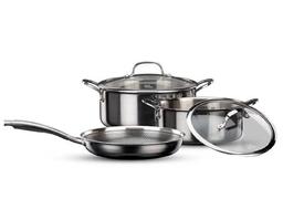 סט סירים 5 חלקים - HYBRID PAN