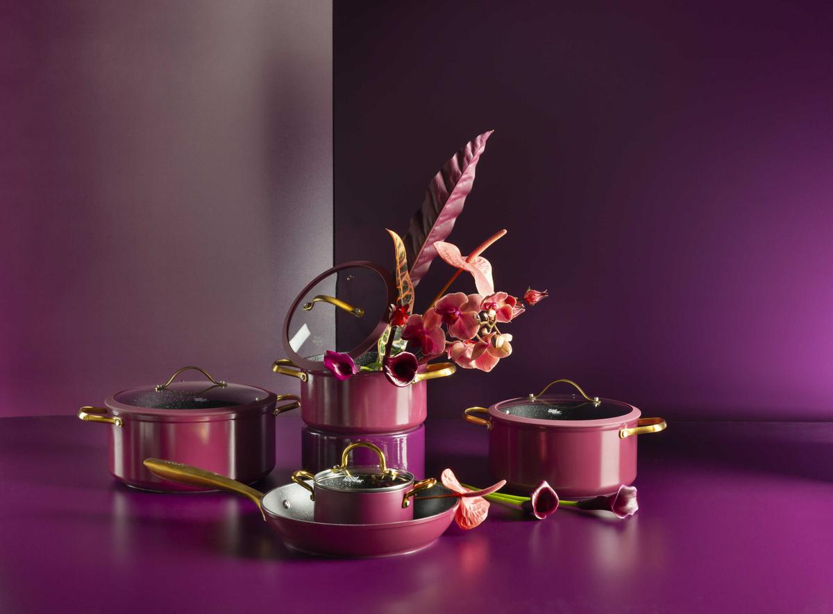 סט סירים 13 חלקים - REGAL בורדו