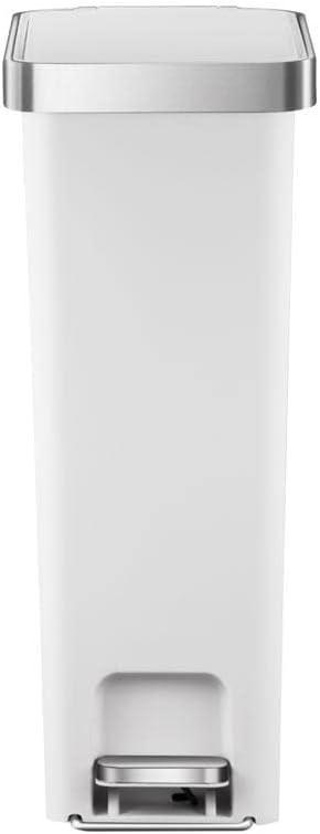 פח אשפה מלבני 40 ליטר HANNA SLIM לבן מט מבית EKO