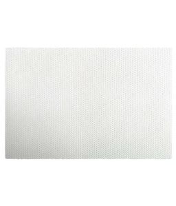 פלייסמט עור מלבני 43X30 ס"מ לבן SHELL