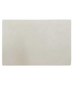 פלייסמט עור מלבני 43X30 ס"מ קרם SHELL