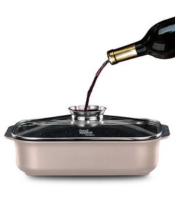 רוסטר עם מכסה ארומטי  BLACK MARBLE קרם