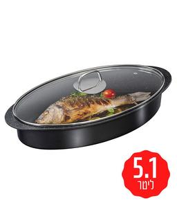 רוסטר אובלי 5.1 ליטר BLACK MARBLE