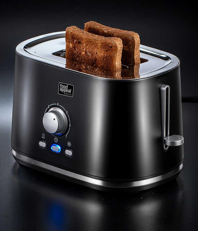 טוסטר קופץ - מצנם 2 פרוסות עם 7 רמות השחמה מבית Food appeal
