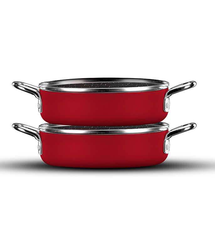 זוג מחבתות אישיות 16 ס"מ VALENTINE EVERYDAY+ MINI