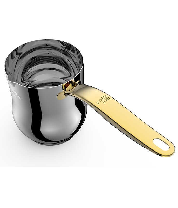 פינג'אן אינדוקציה 1 ליטר ידית זהב COFFEE COLLECTION