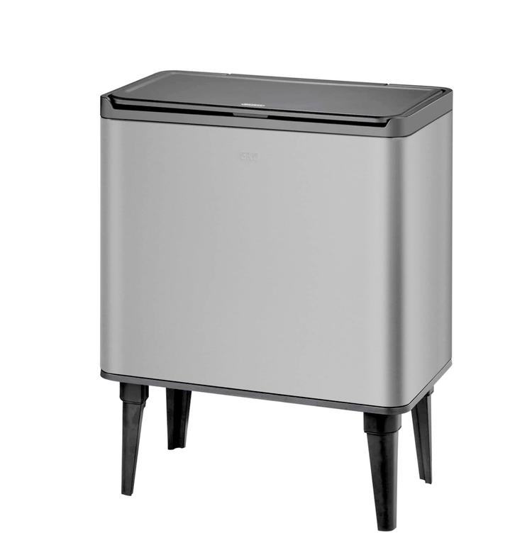 פח אשפה על רגלים 30 ליטר POSE אפור בטון מבית EKO