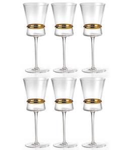 סט 6 כוסות יין 100 מ"ל (כוס שיעור) MAGNOLIA