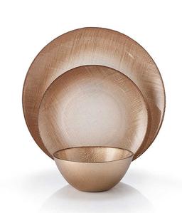 להשיג ברשת החנויות בלבד- סט אוכל 18 חלקים COPPER GRACE נחושת