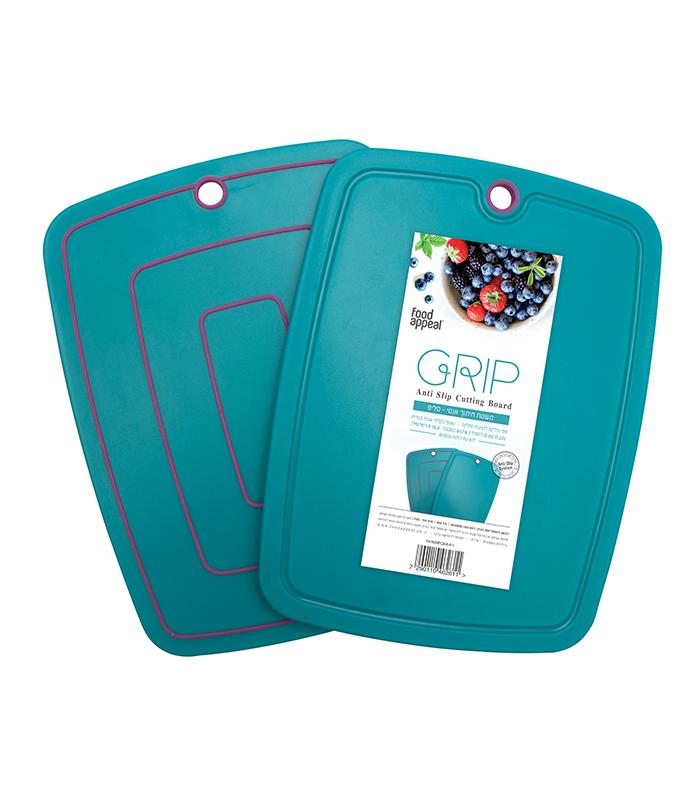 משטח חיתוך מדיום 31x24 ס"מ GRIP כחול