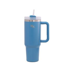 כוס תרמית עם ידית קש 900 מ"ל TO GO צבע כחול מבית Food appeal