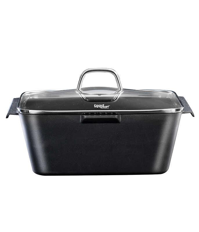 סיר מרובע  BLACK MARBLE