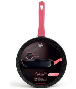 מחבת 32 ס"מ CASUAL PLUS ידית ורוד עז-תמונה-2