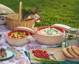 סט סירי תרמוס לאוכל 3.5 + 5.5 ליטר קרם-תמונה-2