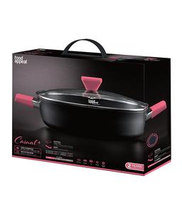 סוטאז' 32 ס"מ CASUAL  ידיות ורודות-תמונה-1